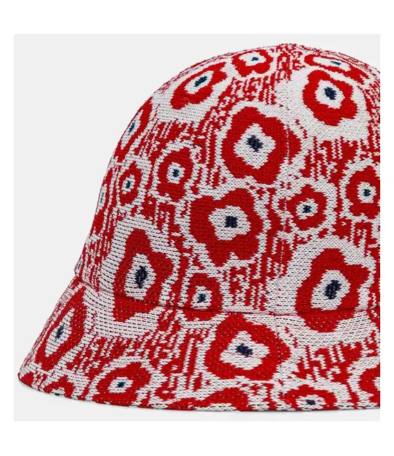Καπέλο Kangol RETRO FLOWER χρώμα: κόκκινο, K3751.RD608