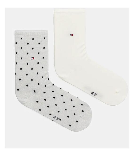 Κάλτσες Tommy Hilfiger 2-pack χρώμα: μαύρο, 100001493
