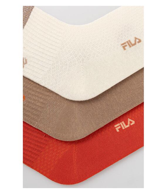 Κάλτσες Fila 3-pack χρώμα: πορτοκαλί, F6788