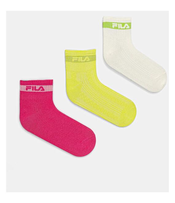 Κάλτσες Fila 3-pack χρώμα: πράσινο, F6798