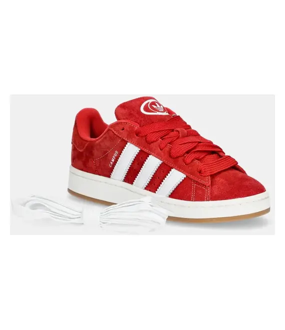 Σουέτ αθλητικά παπούτσια adidas Originals Campus 00SCampus 00s χρώμα: κόκκινο H03474