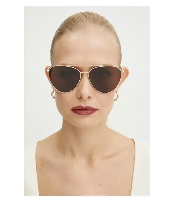 Γυαλιά ηλίου Jimmy Choo χρώμα: χρυσαφί, 0JC4002B