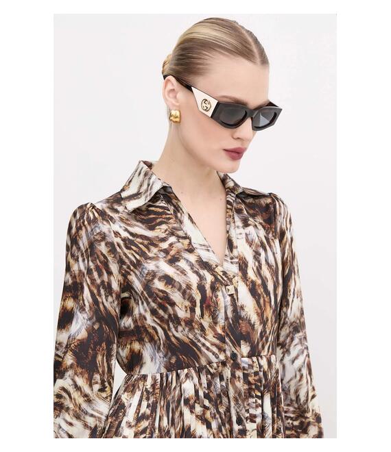 Γυαλιά ηλίου Gucci χρώμα: μαύρο, GG1664S