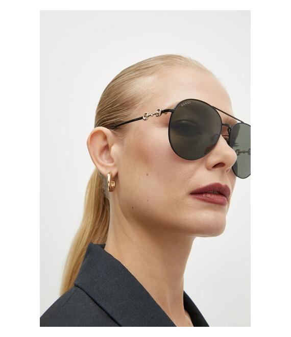 Γυαλιά ηλίου Gucci χρώμα: μαύρο, GG1698S