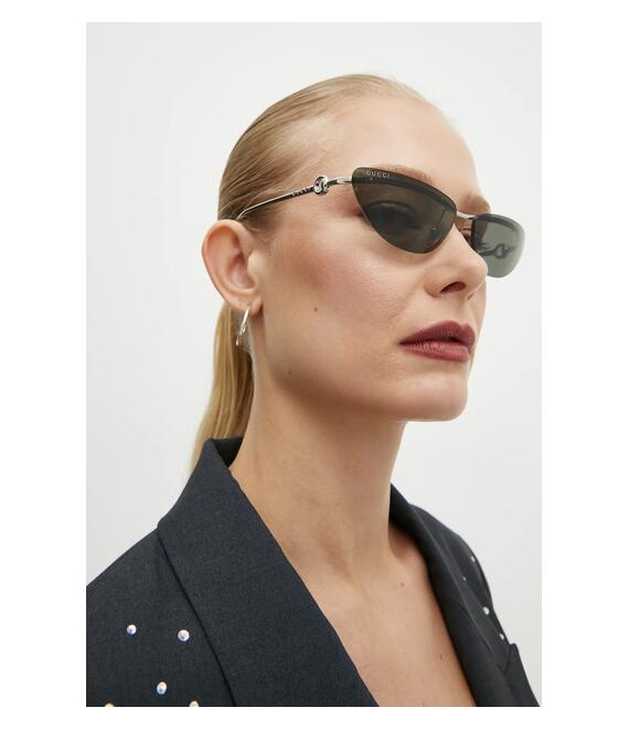Γυαλιά ηλίου Gucci χρώμα: ασημί, GG1701S
