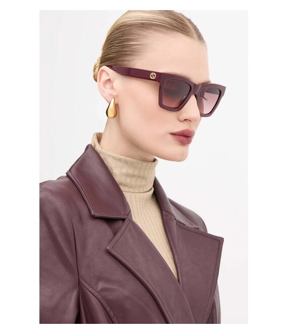 Γυαλιά ηλίου Gucci χρώμα: μπορντό, GG1714S