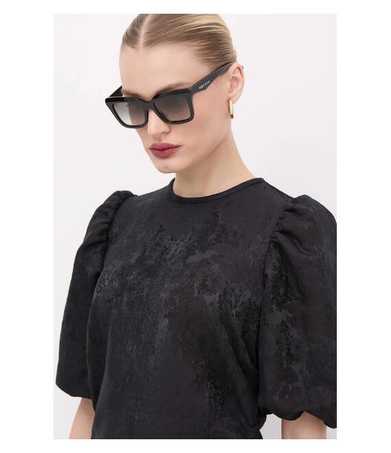 Γυαλιά ηλίου Alexander McQueen χρώμα: μαύρο, AM0473S