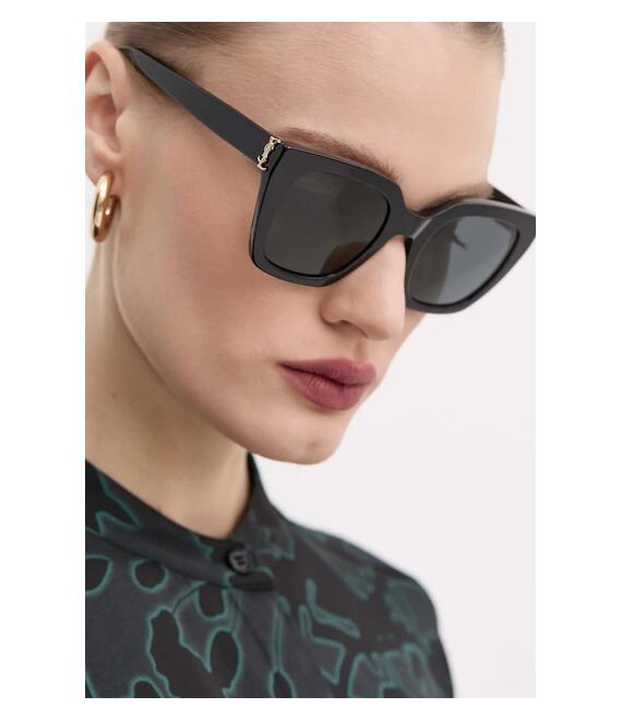 Γυαλιά ηλίου Saint Laurent χρώμα: μαύρο, SL M143