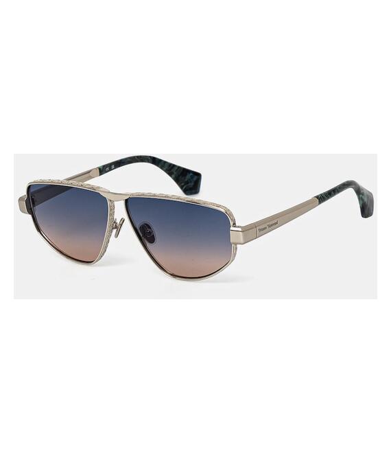 Γυαλιά ηλίου Vivienne Westwood Suzi χρώμα: ασημί, VW7037
