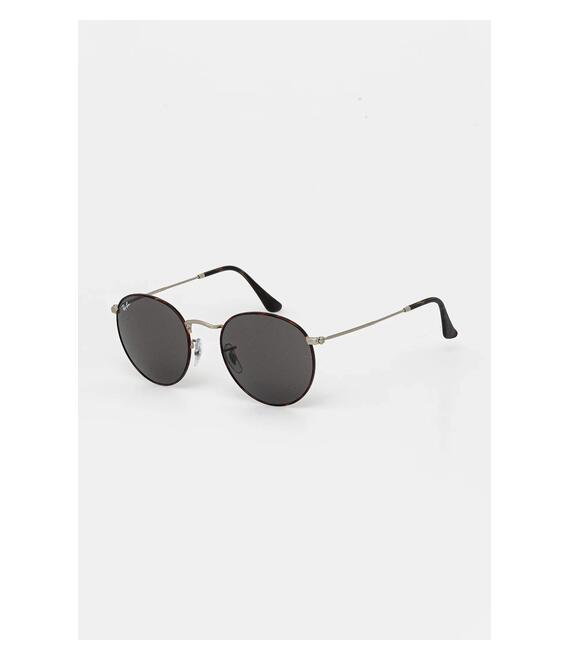 Γυαλιά ηλίου Ray-Ban ROUND METAL χρώμα: καφέ, 0RB3447