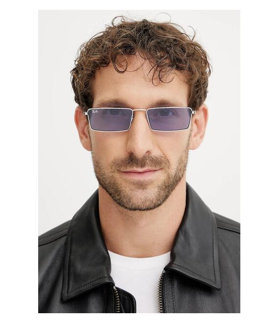 Γυαλιά ηλίου Ray-Ban χρώμα: ασημί, 0RB3741