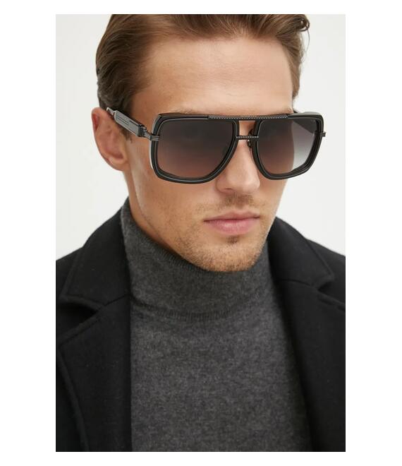 Γυαλιά ηλίου Balmain SOLDIER χρώμα: μαύρο, BPS.160B