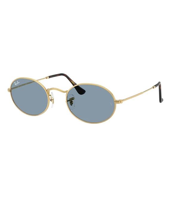 Γυαλιά ηλίου Ray-Ban OVAL χρώμα: μαύρο, 0RB3547