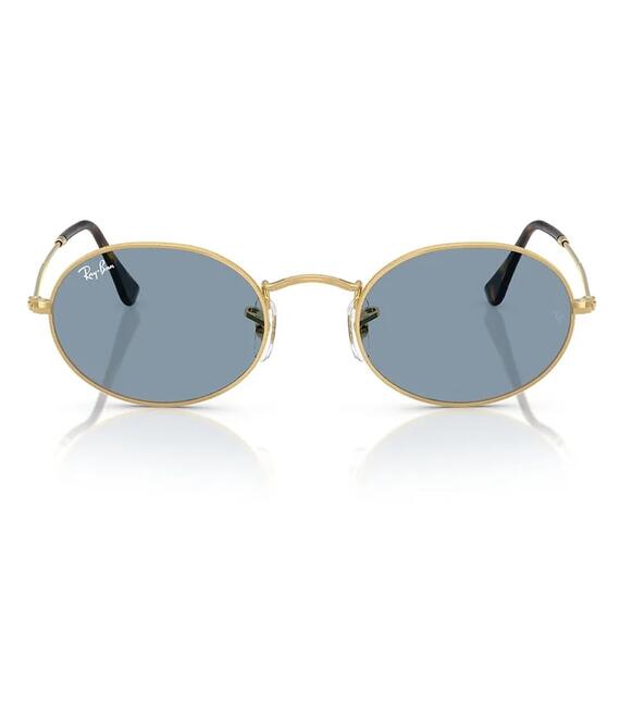 Γυαλιά ηλίου Ray-Ban OVAL χρώμα: μαύρο, 0RB3547