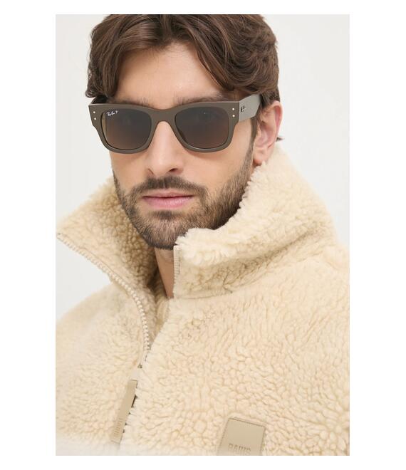 Γυαλιά ηλίου Ray-Ban χρώμα: καφέ, 0RB4840S