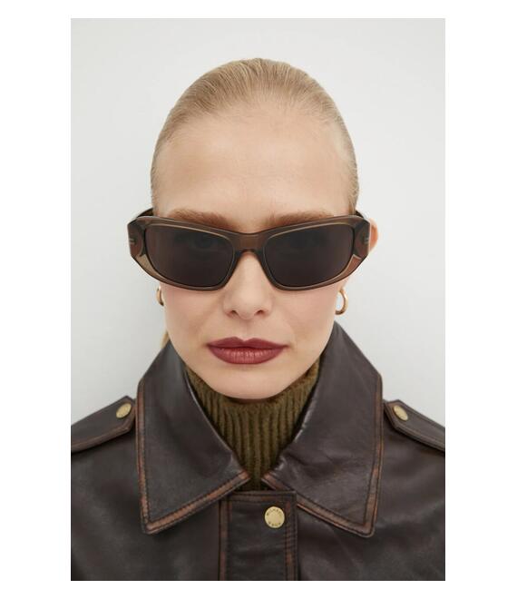 Γυαλιά ηλίου Balenciaga χρώμα: καφέ, BB0365S
