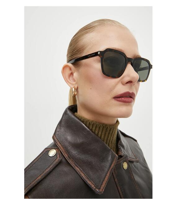 Γυαλιά ηλίου Saint Laurent χρώμα: καφέ, SL 715 SLIM