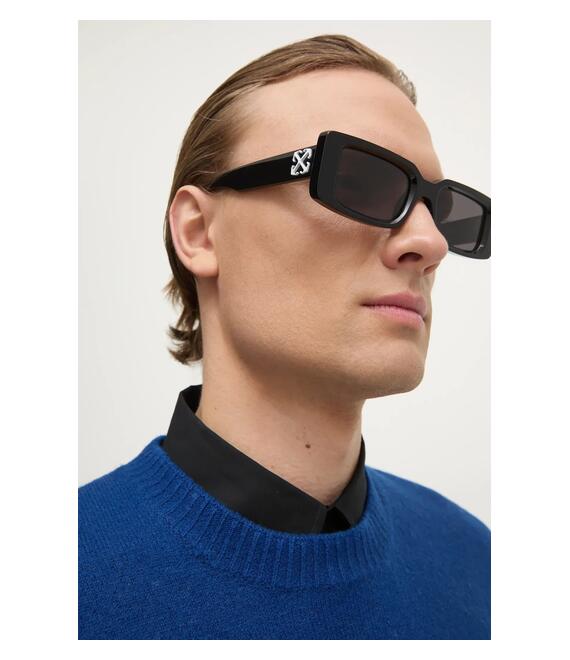 Γυαλιά ηλίου Off-White χρώμα: μαύρο, OERI127_501007