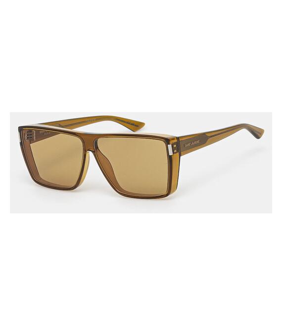 Γυαλιά Saint Laurent χρώμα: καφέ, SL 756