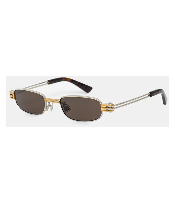 Γυαλιά Bottega Veneta χρώμα: ασημί, BV1381S