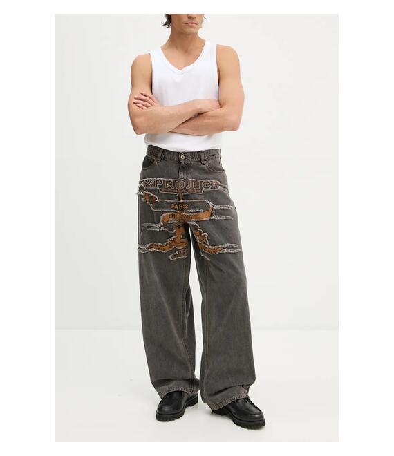 Τζιν παντελόνι Y/Project EVERGREEN PARIS' BEST PATCH JEANS 207PA005