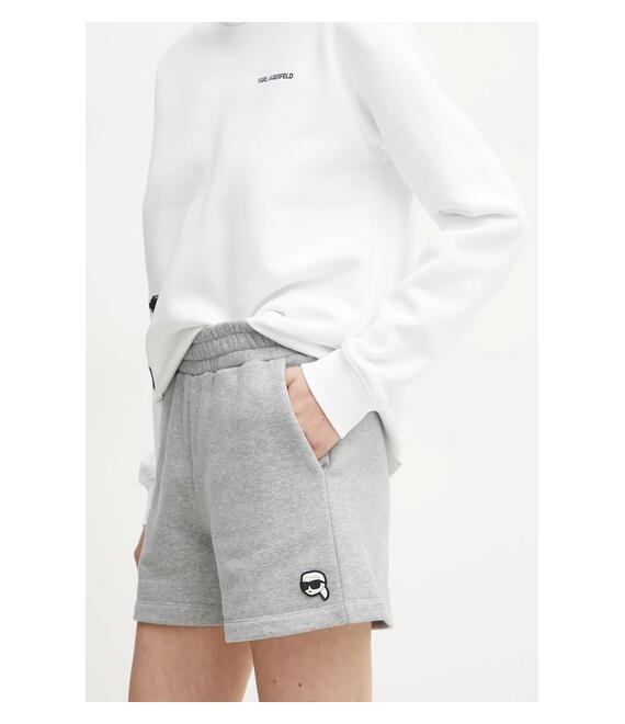 Σορτς Karl Lagerfeld χρώμα: γκρι, A1W10138