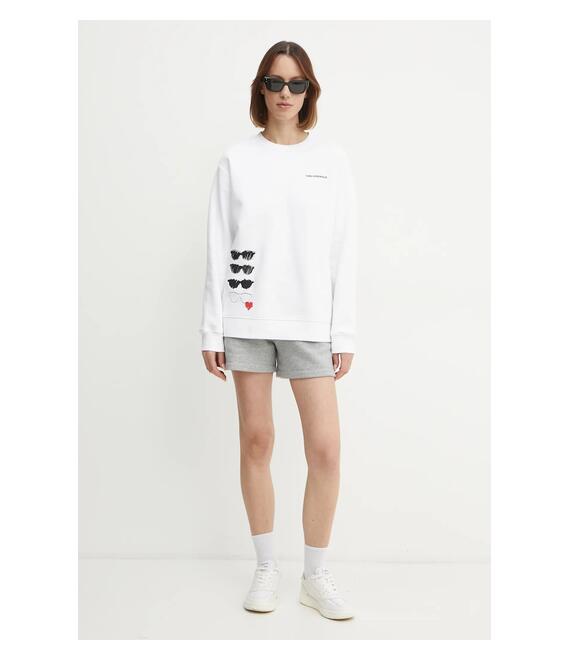 Σορτς Karl Lagerfeld χρώμα: γκρι, A1W10138