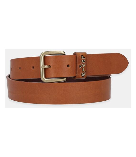 Ζώνη Levi's CALYPSO γυναικεία, χρώμα: καφέ