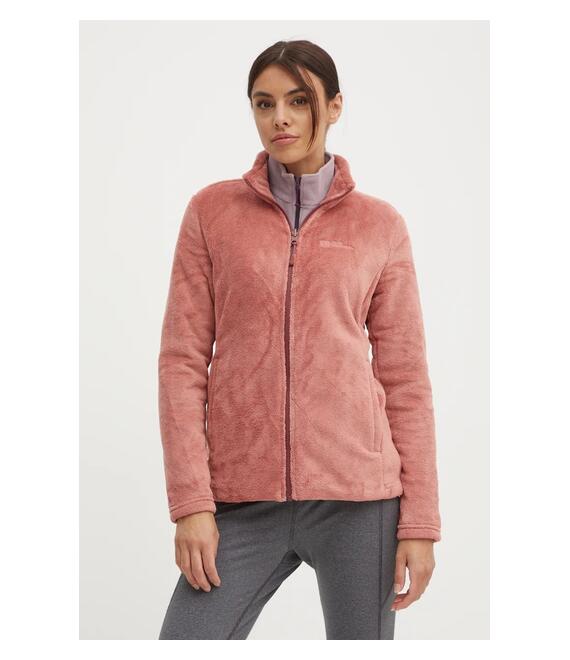 Αθλητική μπλούζα Jack Wolfskin Taunus χρώμα: μοβ