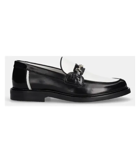 Δερμάτινα μοκασίνια Filling Pieces Loafer Polido χρώμα: μαύρο