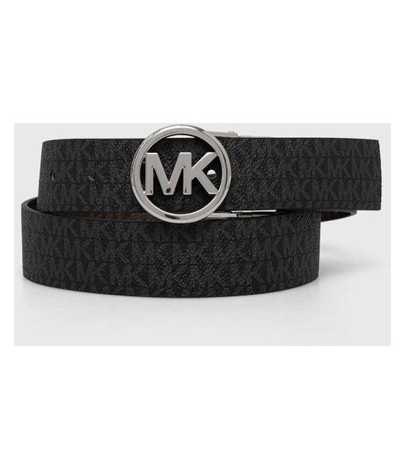Αναστρέψιμη ζώνη MICHAEL Michael Kors χρώμα: μαύρο