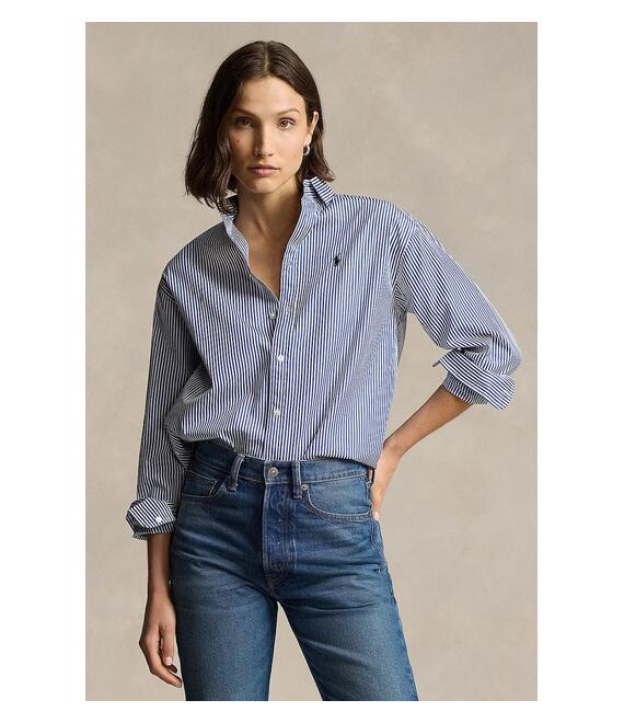 Βαμβακερό πουκάμισο Polo Ralph Lauren χρώμα: πράσινο, 211910743