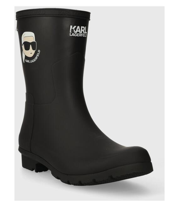 Γαλότσες Karl Lagerfeld KALOSH NFT χρώμα: μαύρο, KL47073N