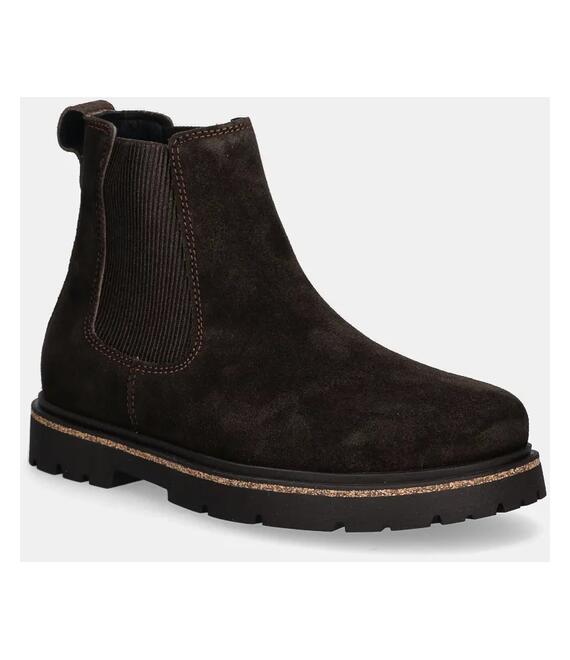Σουέτ μπότες τσέλσι Birkenstock γυναικεία, χρώμα: καφέ