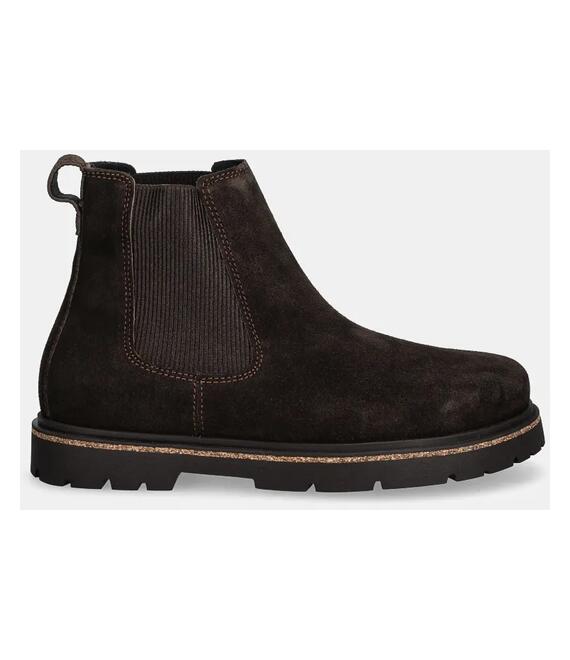Σουέτ μπότες τσέλσι Birkenstock γυναικεία, χρώμα: καφέ