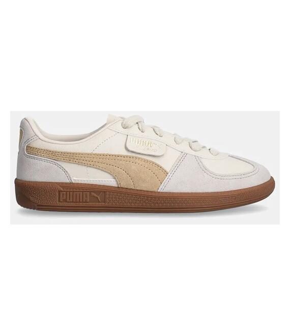 Δερμάτινα αθλητικά παπούτσια Puma Palermo χρώμα: μπεζ, 396464