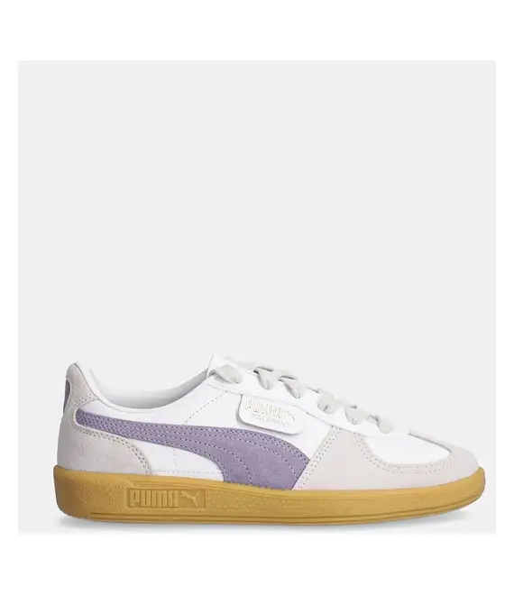 Δερμάτινα αθλητικά παπούτσια Puma Palermo χρώμα: μοβ, 396464