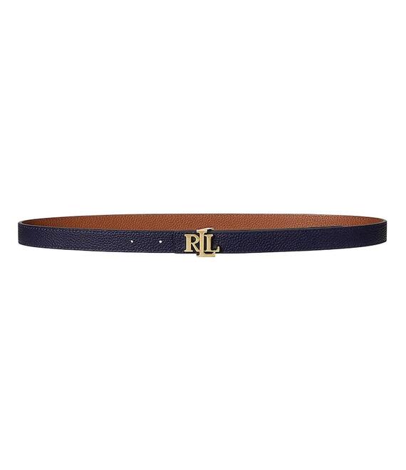 Αναστρέψιμη δερμάτινη ζώνη Lauren Ralph Lauren χρώμα: πολύχρωμο, 412912038