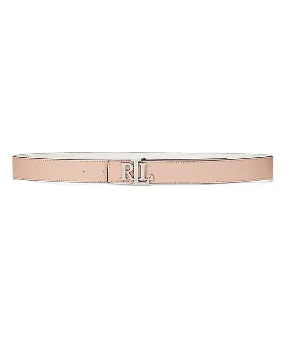 Αναστρέψιμη δερμάτινη ζώνη Lauren Ralph Lauren χρώμα: πολύχρωμο, 412912039