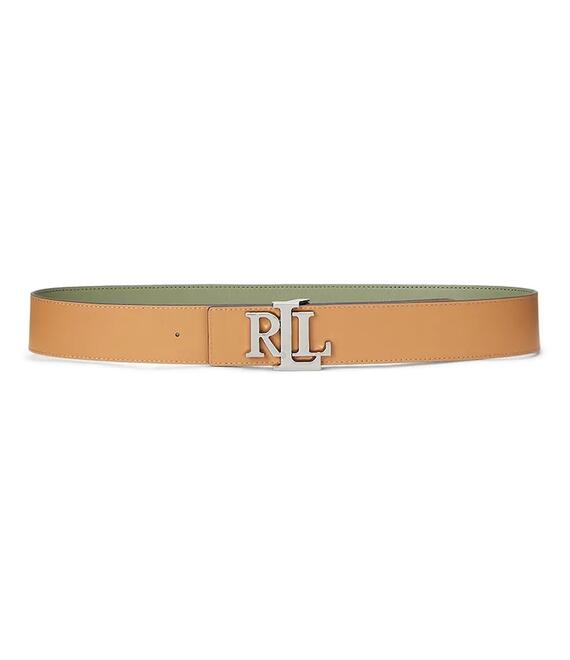 Δερμάτινη ζώνη Lauren Ralph Lauren χρώμα: πράσινο, 412912041