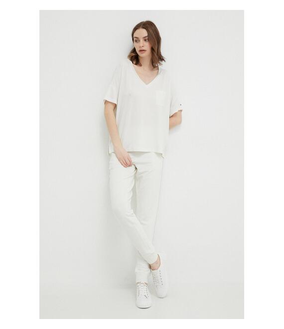 Παντελόνι lounge Tommy Hilfiger χρώμα: μπεζ