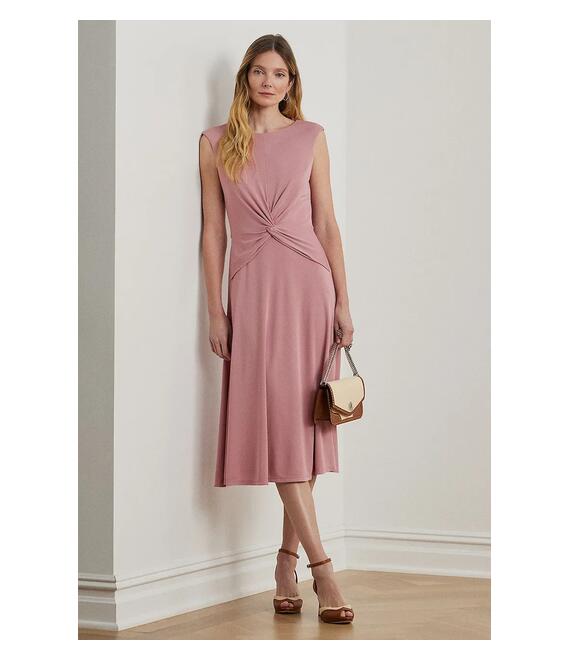 Φόρεμα Lauren Ralph Lauren χρώμα: ναυτικό μπλε, 250872090
