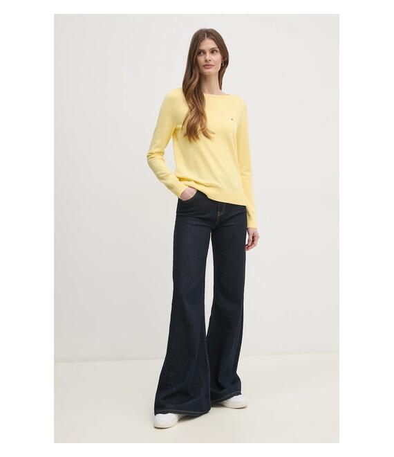 Πουλόβερ Tommy Hilfiger χρώμα: μπλε, WW0WW40099