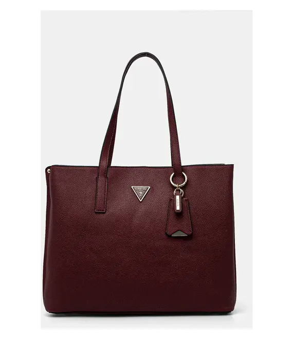 Τσάντα Guess MERIDIAN χρώμα: μαύρο, HWBG87 78230