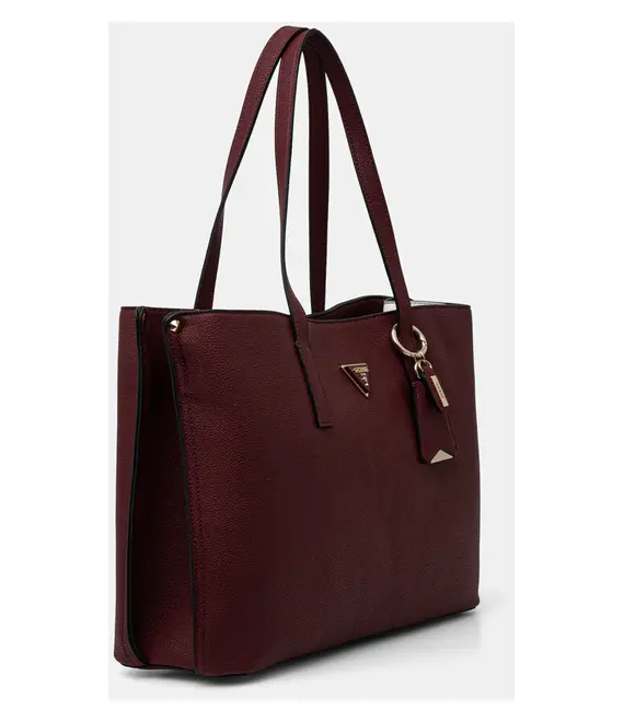 Τσάντα Guess MERIDIAN χρώμα: μαύρο, HWBG87 78230