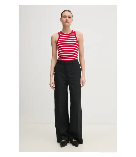 Top Tommy Hilfiger χρώμα: κόκκινο, WW0WW38635