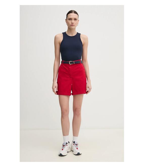 Top Tommy Hilfiger χρώμα: ναυτικό μπλε, WW0WW38635