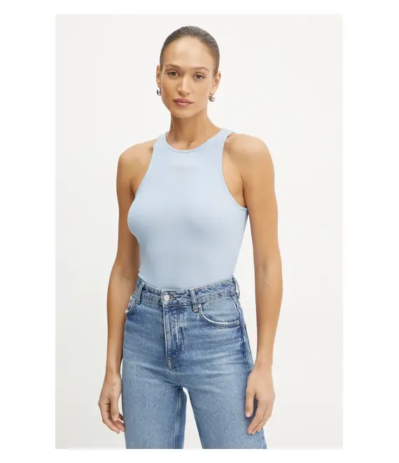 Top Guess GUENDALINA χρώμα: άσπρο, W4RP43 KAZH2