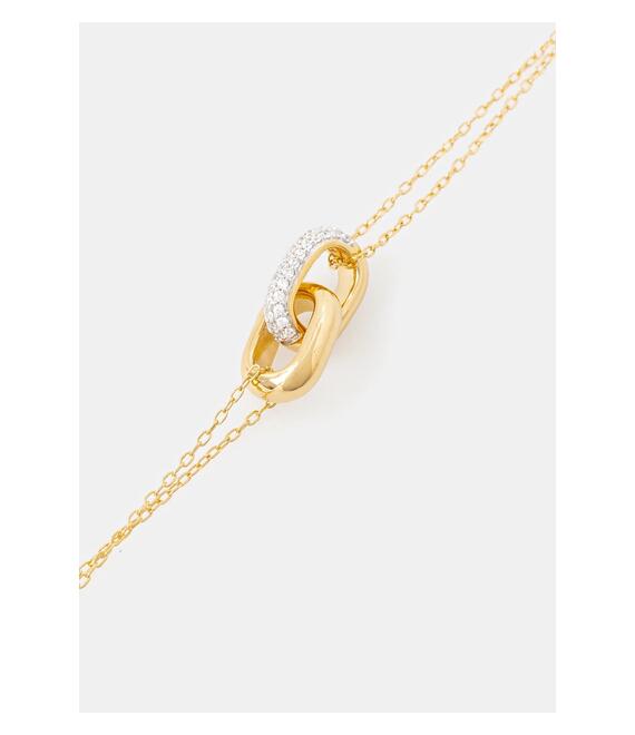Ασημένιο βραχιόλι Guess JSBB04 547JW