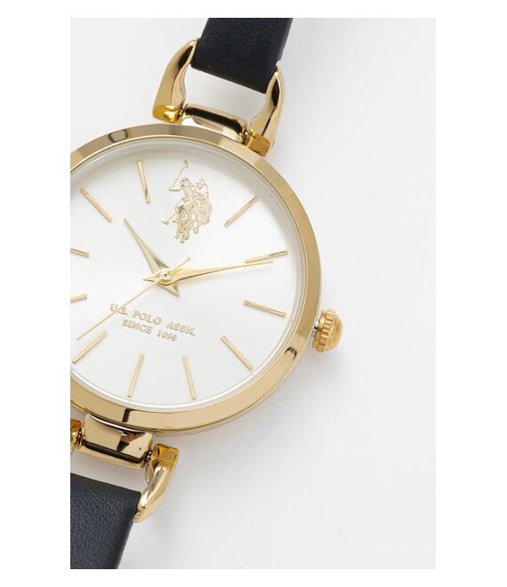 Ρολόι U.S. Polo Assn. ADRIENNE χρώμα: χρυσαφί, USP8102BK